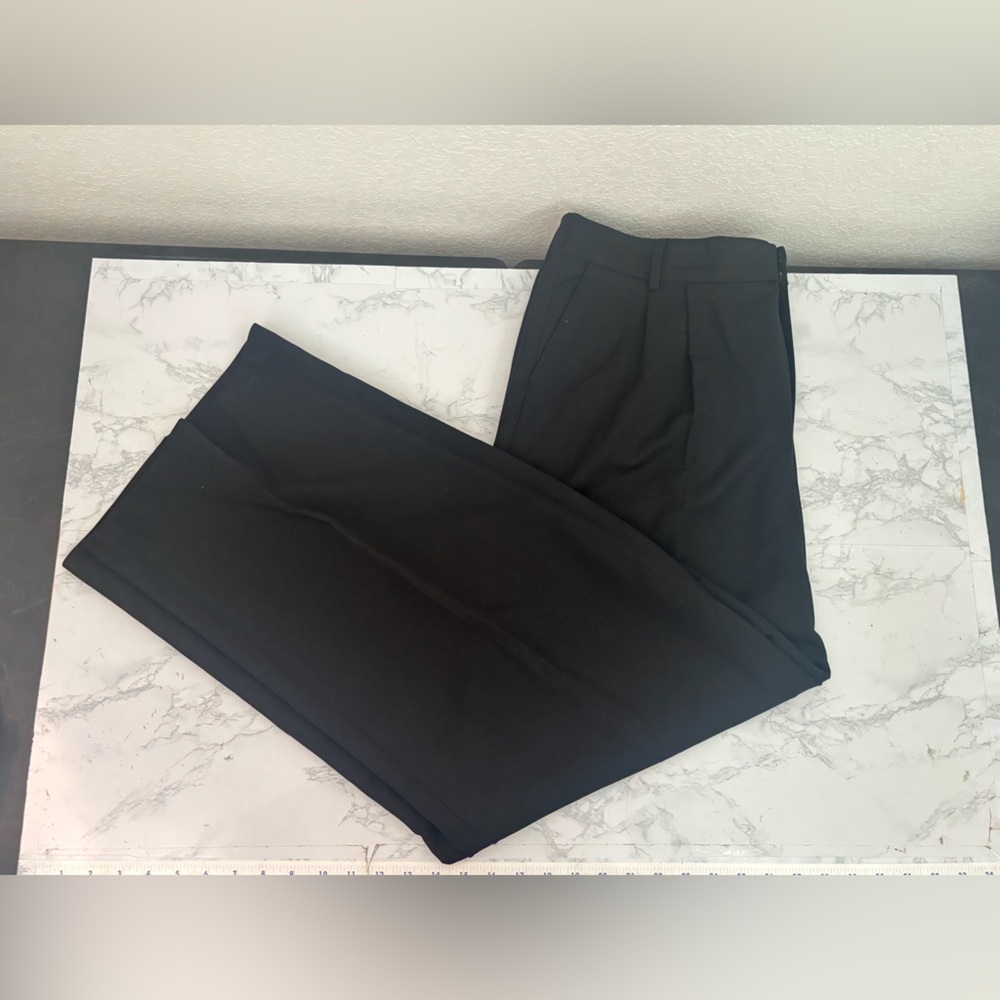 Steve Madden Women's XL Black Wide Leg Trouser Pants DM43408W NWT​
